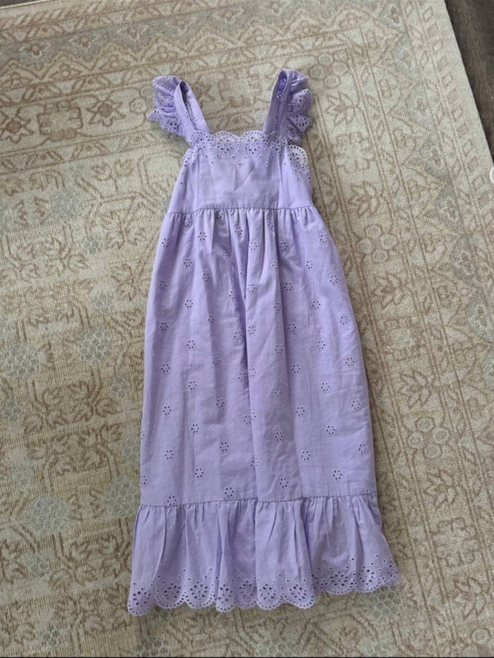 Copper Key Girls' Lavender Eyelet Sundress l